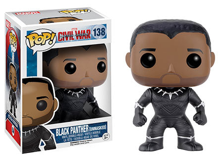 Black Panther (Unmasked) - Marvel Captain America - [Overall Condition: 9/10]